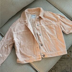 Old Navy Blush Pink Denim Jacket